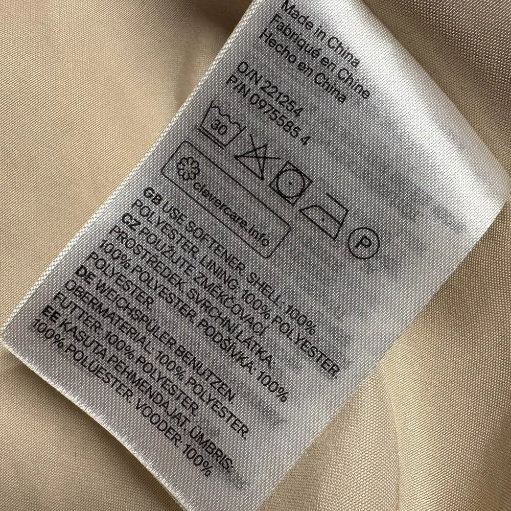 H&M Divided Cropped‎ Teddy Jacket Size Small Beige - Picture 8 of 14